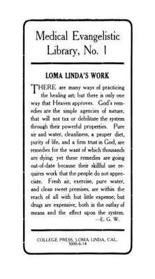 Loma Linda's work