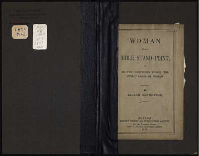 Woman From a Bible Stand-Point