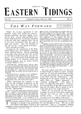 Eastern Tidings | June 15, 1923