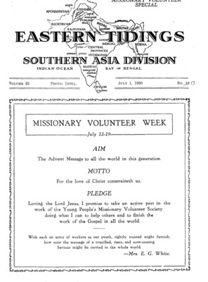 Eastern Tidings | July 1, 1930