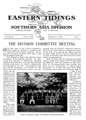 Eastern Tidings | February 1, 1934