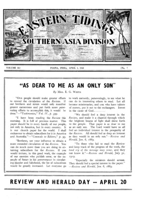 Eastern Tidings | April 1, 1940