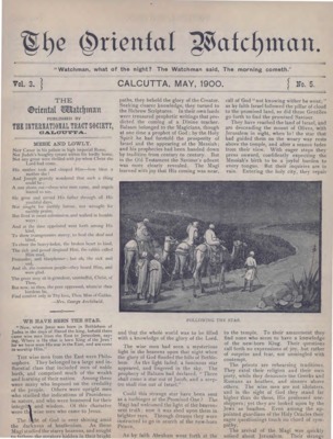 The Oriental Watchman | May 1, 1900