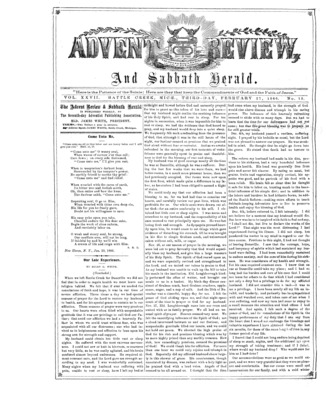 Advent Review, and Sabbath Herald | February 27, 1866