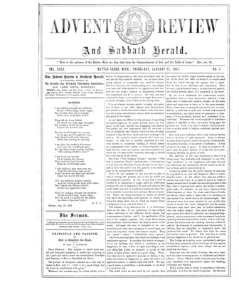Advent Review, and Sabbath Herald | January 22, 1867