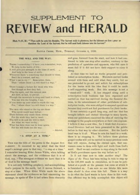Advent Review and Sabbath Herald | October 4, 1898