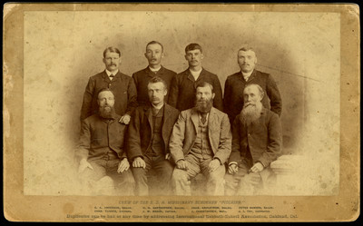 Crew of the S. D. A. missionary schooner "Pitcairn"