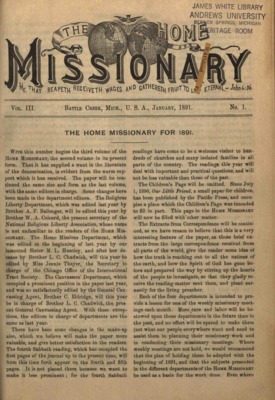 The Home Missionary | January 1, 1891