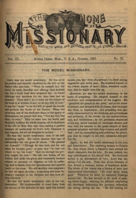 The Home Missionary | October 1, 1891