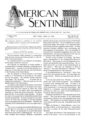 American Sentinel | April 15, 1897