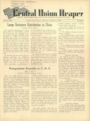 The Central Union Reaper | February 1, 1949