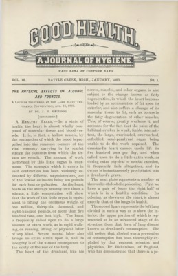 Good Health (Kellog) | January 1, 1883