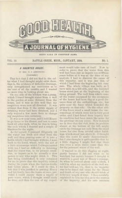 Good Health (Kellog) | January 1, 1884