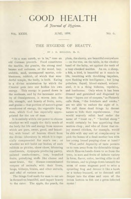 Good Health (Kellog) | June 1, 1898