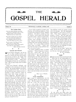 The Gospel Herald | August 1, 1911
