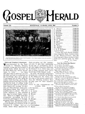 The Gospel Herald | June 1, 1918