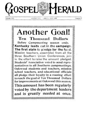 The Gospel Herald | July 1, 1919