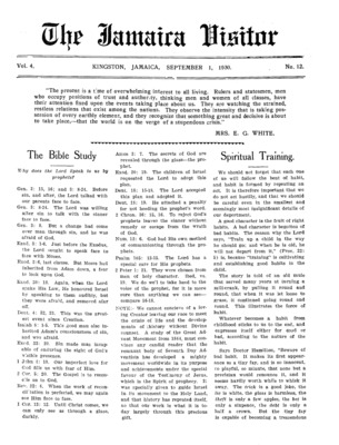The Jamaica Visitor | September 1, 1930