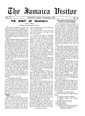 The Jamaica Visitor | October 1, 1937