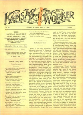The Kansas Worker | October 25, 1905