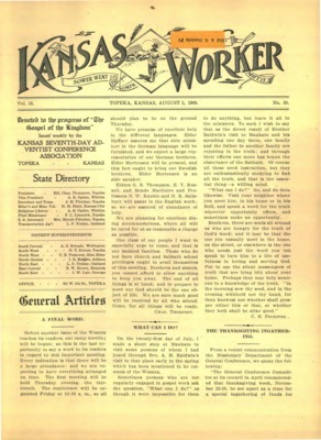 The Kansas Worker | August 5, 1908
