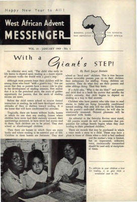 The West African Advent Messenger | January 1, 1969