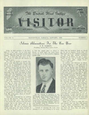 British West Indies Union Visitor | January 1, 1953
