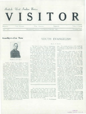 British West Indies Union Visitor | January 1, 1957
