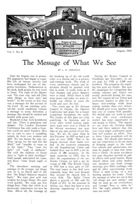 The Advent Survey | August 1, 1933