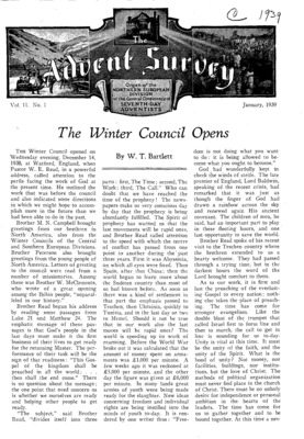 The Advent Survey | January 1, 1939