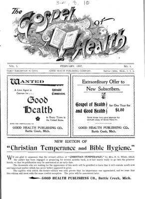 The Gospel of Health | February 1, 1897