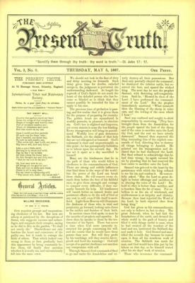 The Present Truth | May 5, 1887