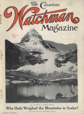 The Canadian Watchman Mazagine | January 1, 1922
