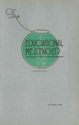 The Educational Messenger | October 1, 1925