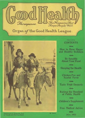 Good Health | July 1, 1932