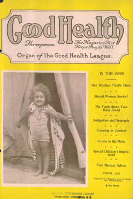 Good Health | August 1, 1933