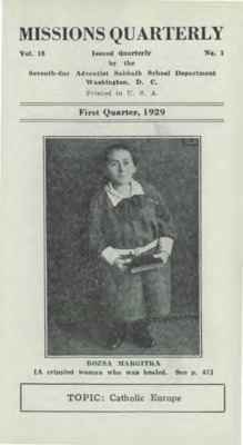 Missions Quarterly | January 1, 1929