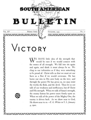 South American Bulletin | November 1, 1939