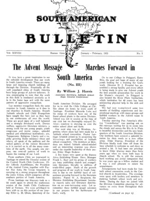 South American Bulletin | January 1, 1953