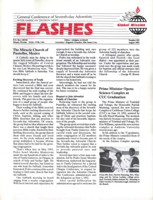 Inter-American Division News Flashes | August 1, 1992
