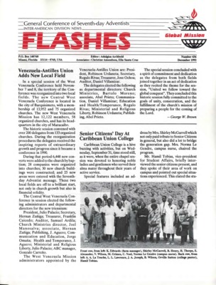 Inter-American Division News Flashes | December 1, 1992