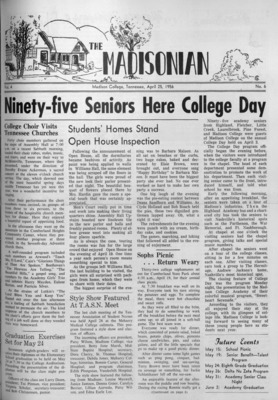 The Madisonian | April 25, 1956