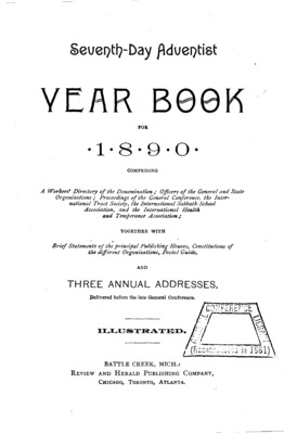 Seventh-day Adventist Yearbook | January 1, 1890